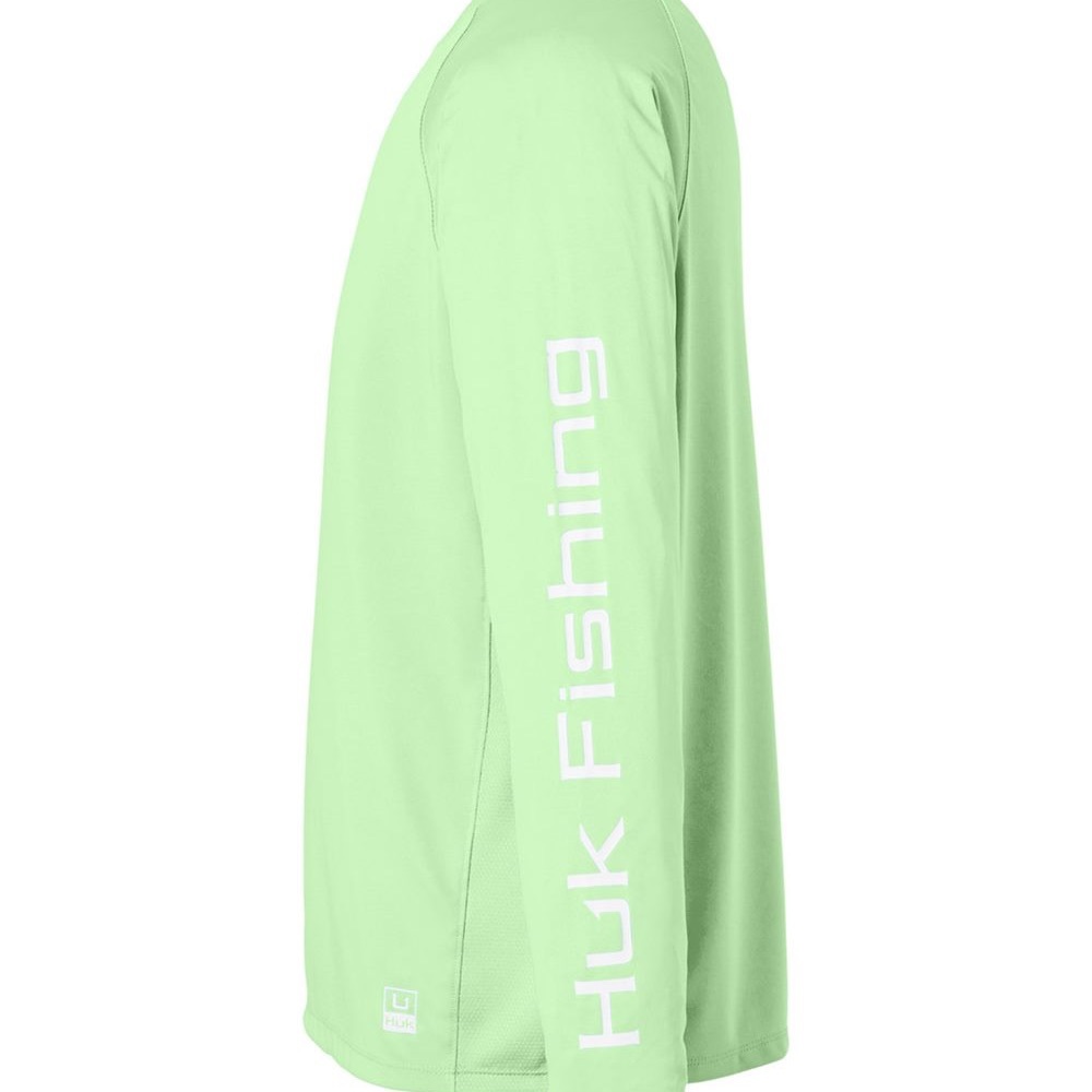 Huk Men’s XL Fishing Green Long Sleeve Shirt UPF 50